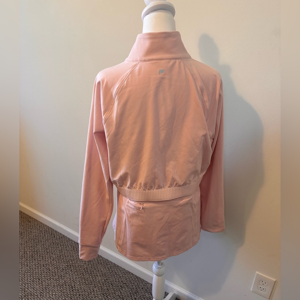 Fabletics Women's Rosalia Performance Jacket Pearl Punk Size XXL - Picture 4 of 6